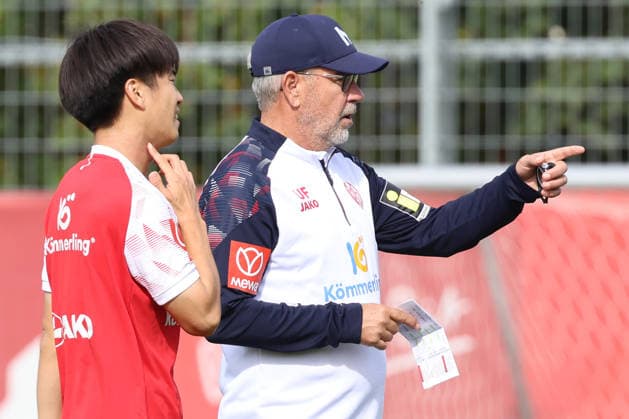 SOTA KAWASAKI, URS FISCHER TRAINING 1. FSV MAINZ 05 MAINZ
