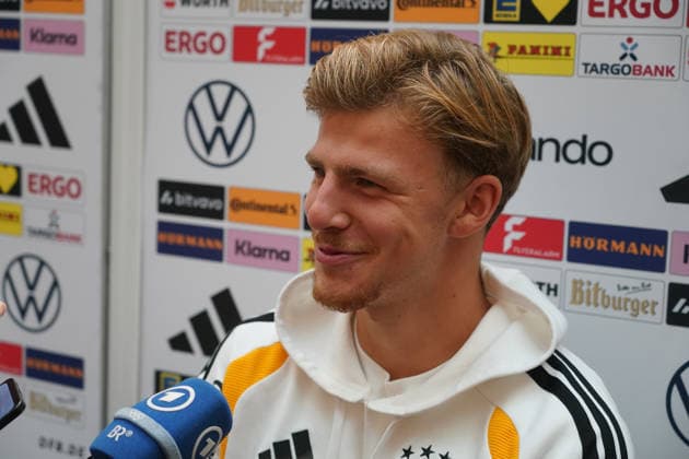 Finn Jeltsch (Deutschland Germany) - Herzo Base 29.09.2026: Deutsche Nationalmannschaft Nations League Vorbereitung, Home Ground, HerzoBase, World of Adidas, Herzogenaurach