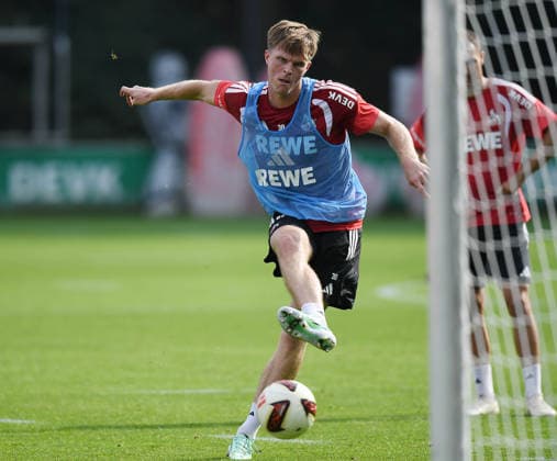 29.09.2026, xophax, Fussball 1.Bundesliga, 1.FC Koeln Training in der Länderspiepause. Marius Bülter ( 1.FC Köln ) Koeln