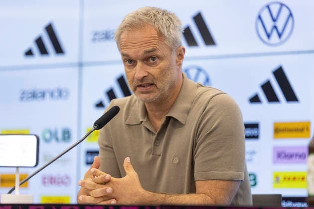 DFB Frauen und U23 Frauen Pressekonferenz, 29.09.2026 Christian Wück (Bundestrainer Deutsche Frauen Nationalmannschaft), DFB Frauen und U23 Frauen Pressekonferenz, Frankfurt, DFB Campus, 29.9.2026 Copyright: xBEAUTIFULxSPORTS Gawlikx