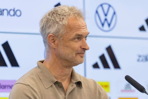 DFB Frauen und U23 Frauen Pressekonferenz, 29.09.2026 Christian Wück (Bundestrainer Deutsche Frauen Nationalmannschaft), DFB Frauen und U23 Frauen Pressekonferenz, Frankfurt, DFB Campus, 29.9.2026 Copyright: xBEAUTIFULxSPORTS Gawlikx
