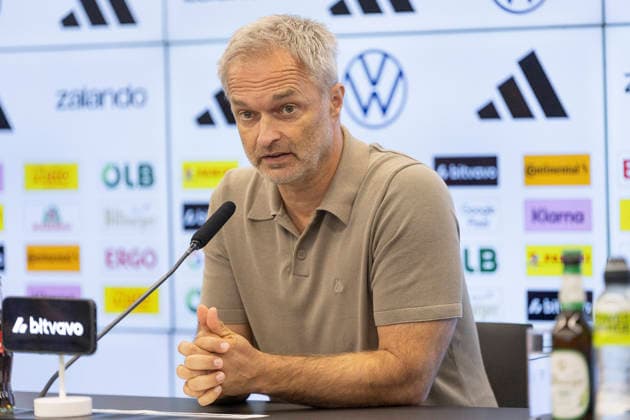 DFB Frauen und U23 Frauen Pressekonferenz, 29.09.2026 Christian Wück (Bundestrainer Deutsche Frauen Nationalmannschaft), DFB Frauen und U23 Frauen Pressekonferenz, Frankfurt, DFB Campus, 29.9.2026 Copyright: xBEAUTIFULxSPORTS Gawlikx
