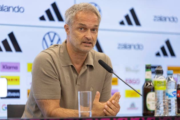 DFB Frauen und U23 Frauen Pressekonferenz, 29.09.2026 Christian Wück (Bundestrainer Deutsche Frauen Nationalmannschaft), DFB Frauen und U23 Frauen Pressekonferenz, Frankfurt, DFB Campus, 29.9.2026 Copyright: xBEAUTIFULxSPORTS Gawlikx