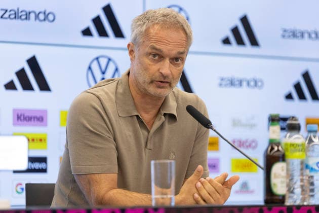 DFB Frauen und U23 Frauen Pressekonferenz, 29.09.2026 Christian Wück (Bundestrainer Deutsche Frauen Nationalmannschaft), DFB Frauen und U23 Frauen Pressekonferenz, Frankfurt, DFB Campus, 29.9.2026 Copyright: xBEAUTIFULxSPORTS Gawlikx