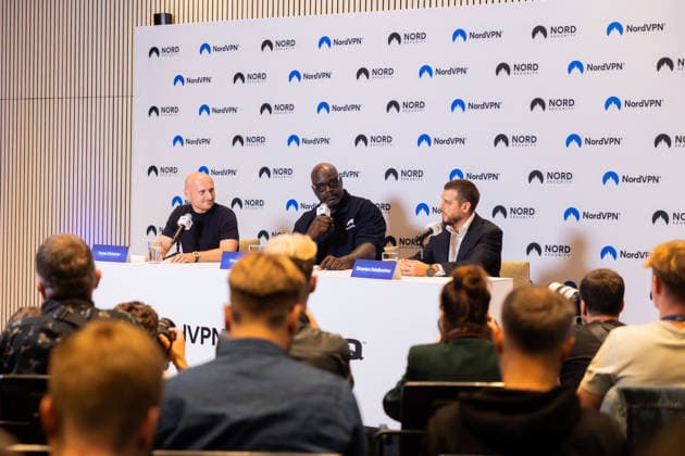 Tomas Okmanas ir Eimantas Sabaliauskas kartu su NBA, Basketball Herren, USA legenda ir verslininku Shaquille‘u O Nealu pristate nauja pasauline partneryste. Vilnius, 2026-09-29. Vilnius Lietuva Copyright: xPatricijaxAdamoviÄx