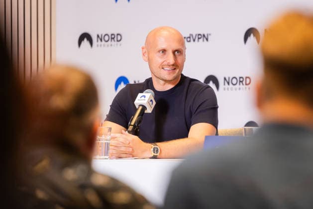 Tomas Okmanas ir Eimantas Sabaliauskas kartu su NBA, Basketball Herren, USA legenda ir verslininku Shaquille‘u O Nealu pristate nauja pasauline partneryste. Vilnius, 2026-09-29. Vilnius Lietuva Copyright: xPatricijaxAdamoviÄx