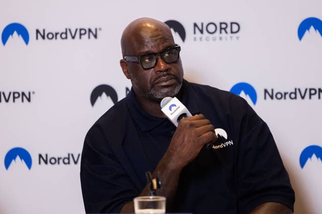 Tomas Okmanas ir Eimantas Sabaliauskas kartu su NBA, Basketball Herren, USA legenda ir verslininku Shaquille‘u O Nealu pristate nauja pasauline partneryste. Vilnius, 2026-09-29. Vilnius Lietuva Copyright: xPatricijaxAdamoviÄx