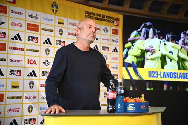 STOCKHOLM, SWEDEN 20260929 Women s national team, Nationalteam captain Tony Gustavsson presents the squad for the World Cup playoff matches against Lithuania. STOCKHOLM SWEDEN x12270x