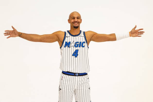 Orlando Magic Media Day 2026, Orlando, Florida, USA Orlando, Florida, USA, September 28, 2026, Jalen Suggs 4 during the Orlando Magic Media Day at the Advent Health Training Center. Copyright: xMartyxJean-Louisx