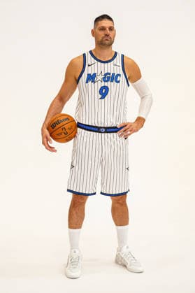 Orlando Magic Media Day 2026, Orlando, Florida, USA Orlando, Florida, USA, September 28, 2026, Nikola Vucevic 9 during the Orlando Magic Media Day at the Advent Health Training Center. Copyright: xMartyxJean-Louisx