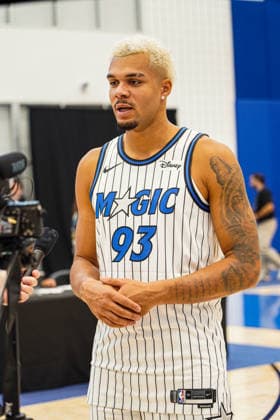 Orlando Magic Media Day 2026, Orlando, Florida, USA Orlando, Florida, USA, September 28, 2026, Noah Penda 93 during the Orlando Magic Media Day at the Advent Health Training Center. Copyright: xMartyxJean-Louisx