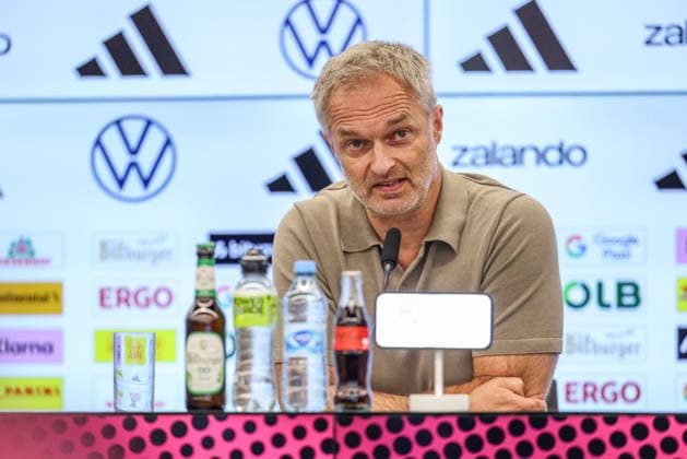 GER, Frankfurt, Pressekonferenz mit Nia Künzer, Christian Wück und Michael Urbansky, hybride Medienrunde, DFB, Start WM-Saison, Deutsche Nationalmannschaft, DFB Campus im Bild: Christian Wück (Bundestrainer Deutschland, Deutsche Nationalmannschaft), DFB Pressekonferenz, PK zum Start der WM Saison der Deutschen Nationalmannschaft der Frauen und der U23 am DFB Campus DFB DFL REGULATIONS PROHIBIT ANY USE OF PHOTOGRAPHS AS IMAGE SEQUENCES AND OR QUASI-VIDEO, 29.09.2026 Copyright: HMBxMedia HendrikxHamelau
