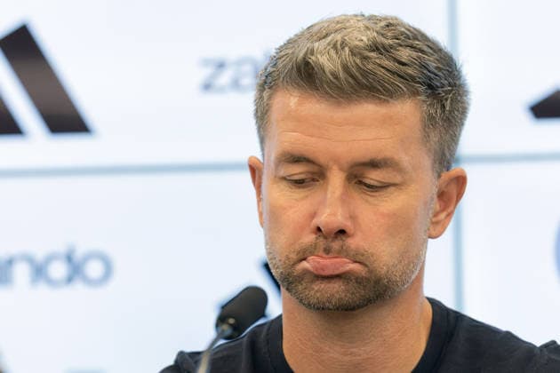 Nominierungs-PK Frauennationalmannschaft U 23-Cheftrainer Michael Urbansky. Pressekonferenz auf dem DFB-Campus in Frankfurt am Main am 29. September 2026., Frankfurt am Main Hessen Deutschland DFB-Campus