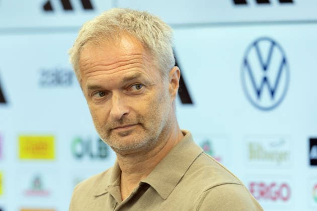 Nominierungs-PK Frauennationalmannschaft Bundestrainer Christian Wück. Pressekonferenz auf dem DFB-Campus in Frankfurt am Main am 29. September 2026., Frankfurt am Main Hessen Deutschland DFB-Campus