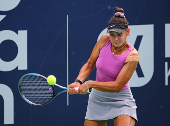WTA, Tennis Damen 125 Adana Open Tennis Tournament ADANA, TURKIYE - SEPTEMBER 29: Turkish tennis player Melisa Ercan competes against Serbian Lola Radivojevic (not seen) during their round of 32 match at the WTA 125 Adana Open Tennis Tournament at Adana Tennis, Mountain and Water Sports Club (ATDSK) in Adana, Turkiye on September 29, 2026. Yakup Saglam Anadolu Adana Turkey. Editorial use only. Please get in touch for any other usage.  Copyright: x2026xAnadoluxYakupxSaglamx