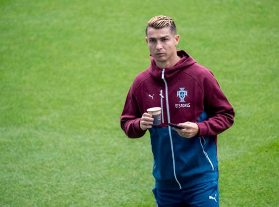 MALMÖ 2026-09-29 Cristiano Ronaldo during Portugal s national football team training at Eleda Stadium in Malmö on Tuesday evening. Portugal will face Denmark in the Nations League in Copenhagen on Thursday, but is based in Malmö. MALMÖ SWEDEN x50090x