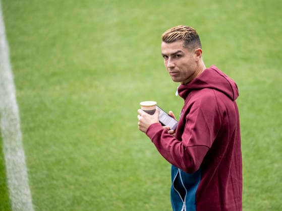 MALMÖ 2026-09-29 Portuguese national soccer player Cristiano Ronaldo in action during Portugal s team training session at Eleda Stadium in Malmo, Sweden on Sept. 29, 2026. Portugal will face Denmark in a Nations League match in Copenhagen on Thursday, but the team is based in Malmo. MALMÖ SWEDEN x50090x