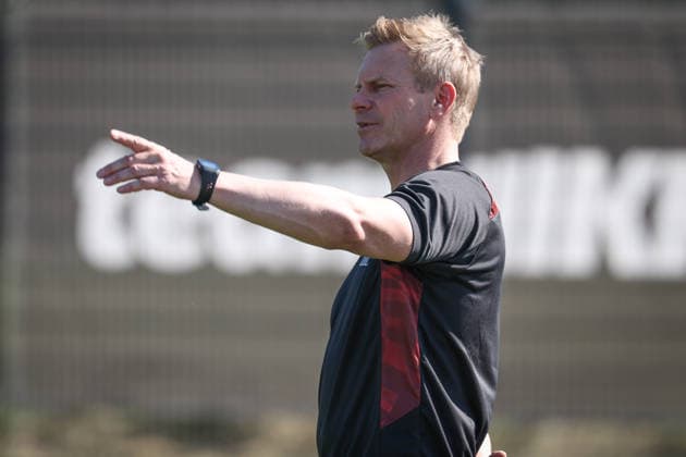 3. Liga - Saison 2026 27 - 1. Trainingseinheit mit Achim Beierlorzer - Co-Trainer Markus Feldhoff (FCI) - XXXXX - Foto: Meyer Jürgen 3. Liga - Saison 2026 27 - 1. Trainingseinheit mit Achim Beierlorzer