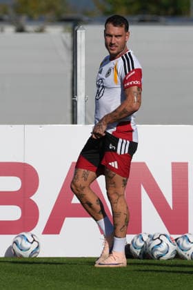 David Raum (Deutschland Germany) - Herzo Base 29.09.2026: Deutsche Nationalmannschaft Nations League Vorbereitung, Home Ground, HerzoBase, World of Adidas, Herzogenaurach