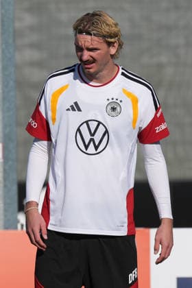 Nick Woltemade (Deutschland Germany) - Herzo Base 29.09.2026: Deutsche Nationalmannschaft Nations League Vorbereitung, Home Ground, HerzoBase, World of Adidas, Herzogenaurach