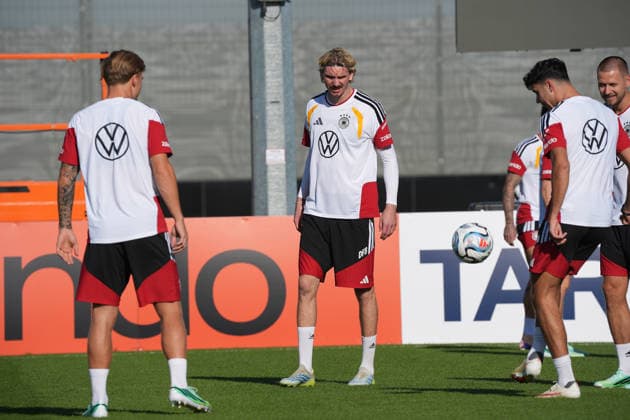 Nick Woltemade (Deutschland Germany) - Herzo Base 29.09.2026: Deutsche Nationalmannschaft Nations League Vorbereitung, Home Ground, HerzoBase, World of Adidas, Herzogenaurach