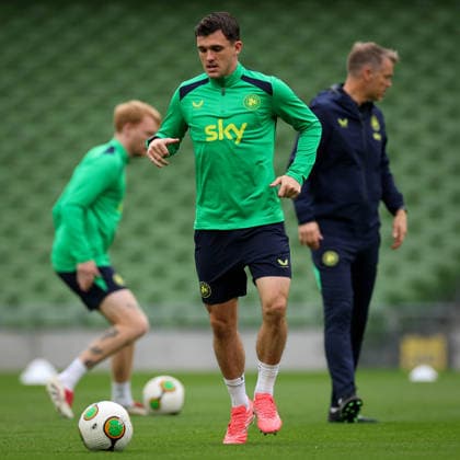 Republic of Ireland Squad Training, Aviva Stadium, Dublin 29 9 2026 Jason Knight Jason Knight 29 9 2026  Copyright: xx RB2_3338