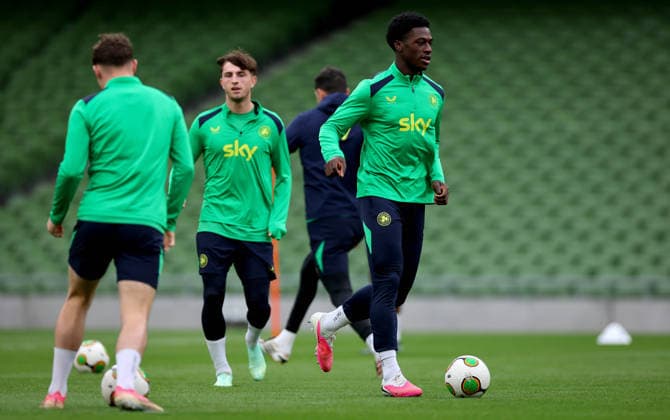 Republic of Ireland Squad Training, Aviva Stadium, Dublin 29 9 2026 James Abankwah James Abankwah 29 9 2026  Copyright: xx RB2_3455