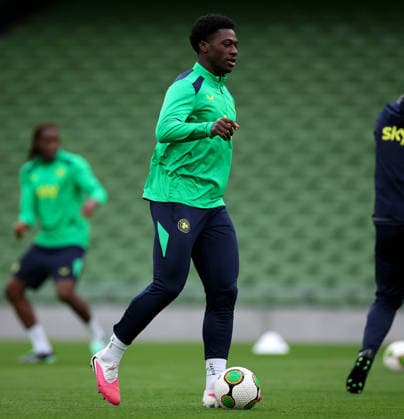 Republic of Ireland Squad Training, Aviva Stadium, Dublin 29 9 2026 James Abankwah James Abankwah29 9 2026  Copyright: xx RB2_3460