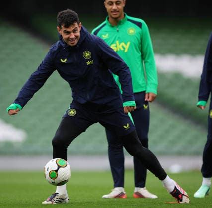 Republic of Ireland Squad Training, Aviva Stadium, Dublin 29 9 2026 John Egan John Egan 29 9 2026  Copyright: xx RB2_4497