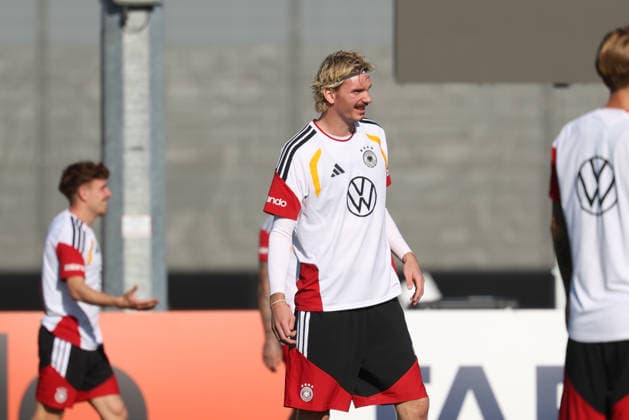 Nick Woltemade (Deutschland), GER, Deutschland Nationalmannschaft, Training, Fussball, UEFA Nations League, Saison 2026 2027, 29.09.2026, GER, Deutschland Nationalmannschaft, Training, Fussball, UEFA Nations League, Saison 2026 2027, 29.09.2026 Herzogenaurach Copyright: xEibner-Pressefoto JennixMaulx EP_JML