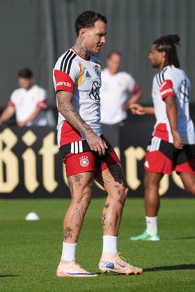 David Raum (Deutschland Germany) - Herzo Base 29.09.2026: Deutsche Nationalmannschaft Nations League Vorbereitung, Home Ground, HerzoBase, World of Adidas, Herzogenaurach