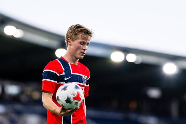 260929 Bo Asulv Hegland of Norway during the UEFA European Under-21 Qualifier football match between Norway and Bosnia-Herzegovina on September 29, 2026 in Stavanger. Photo: Marius Simensen BILDBYRAN COP 238 bbeng bosnia bosnia-hercegovina em kvalifisering football fotball fotboll norge norway soccer U21, U 21 UEFA EURO, EM, Europameisterschaft,Fussball under-21 qualifiers Copyright: MARIUSxSIMENSEN BB260929BB362