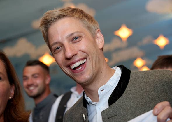 Fussball, Herren, Regionalliga Bayern, Saison 2026 2027, TSV 1860 München, Offizieller Wiesnbesuch, Hacker Festzelt Dominik Krause, Oberbürgermeister der Stadt München, Kopf, Portrait, lächeln, freundlicher Blick