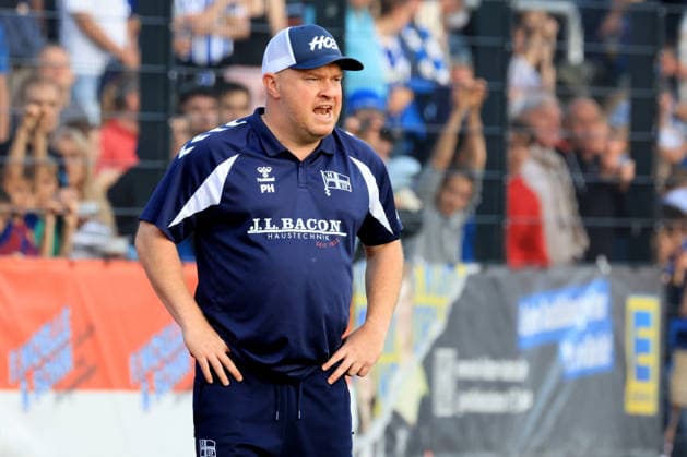 29.09.2026, DEU GER, Fussball , Testspiel, 2.Fussballbundesliga , Spieltag, Saison 2026 2027, Berliner Ernst-Reuter-Stadion, Hertha03 Zehlendorf vs. Hertha BSC Trainer Patrick Hinze ( Hertha 03 ) 2. Liga: DFB DFL regulations prohibit any use of photographs as image sequences and or quasi-video) nordphoto GmbH Engler Berlin Ernst-Reuter-Stadion Berlin Deutschland Copyright: xNordphotox xEnglerx