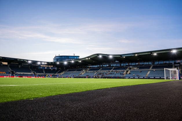 260929 Lyse Arena during the UEFA European Under-21 Qualifier football match between Norway and Bosnia-Herzegovina on September 29, 2026 in Stavanger. Photo: Marius Simensen BILDBYRAN COP 238 bbeng bosnia bosnia-hercegovina em kvalifisering football fotball fotboll norge norway soccer U21, U 21 UEFA EURO, EM, Europameisterschaft,Fussball under-21 qualifiers Copyright: MARIUSxSIMENSEN BB260929BB383