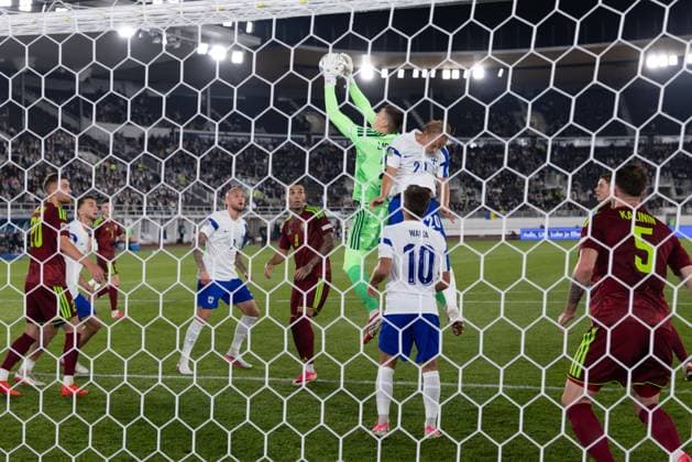 September 29, 2026, Helsinki, Uusimaa, Finland: HELSINKI, FINLAND - SEPTEMBER 29, 2026: Finland and Belarus compete during the men s UEFA Nations League football match at Helsinki Olympic Stadium in Helsinki, Finland, on September 29, 2026. . Helsinki Finland - ZUMAt172 20260929_zip_t172_017 Copyright: xJosexTabaresx