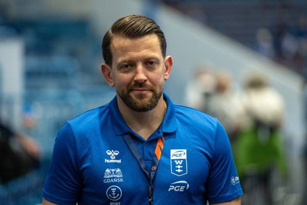 Partyk Rombel, Cheftrainer, (PGE Wybrzeze Gdansk), , VfL Gummersbach vs. PGE Wybrzeze Gdansk, EHF European League, Herren , 1. Spieltag, Saison 2026 2027, 29.09.2026 Gummersbach NRW Deutschland