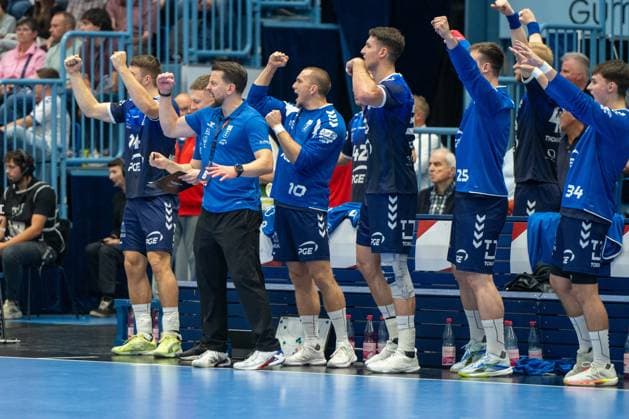 Partyk Rombel, Cheftrainer, (PGE Wybrzeze Gdansk), , VfL Gummersbach vs. PGE Wybrzeze Gdansk, EHF European League, Herren , 1. Spieltag, Saison 2026 2027, 29.09.2026 Gummersbach NRW Deutschland