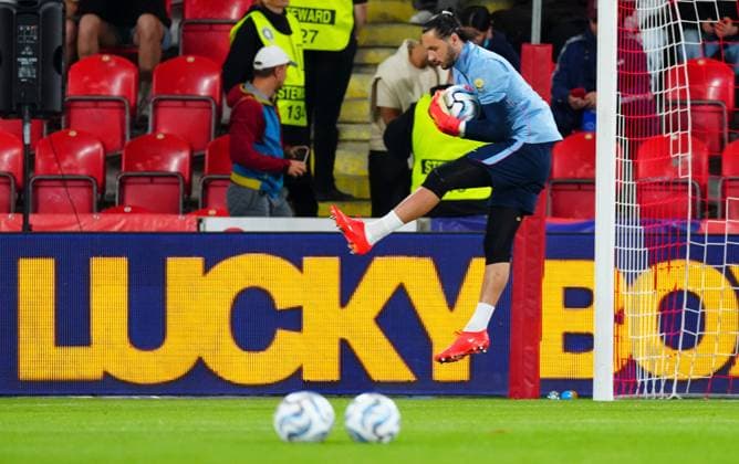 England goalkeeper James Trafford Czechia v England, UEFA Nations League, Football, Fortuna Arena, Prague, Czechia - 29 Sep 2026Prague Fortuna Arena Czech Republic  Copyright: xJavierxGarcia Shutterstockx 17175831r
