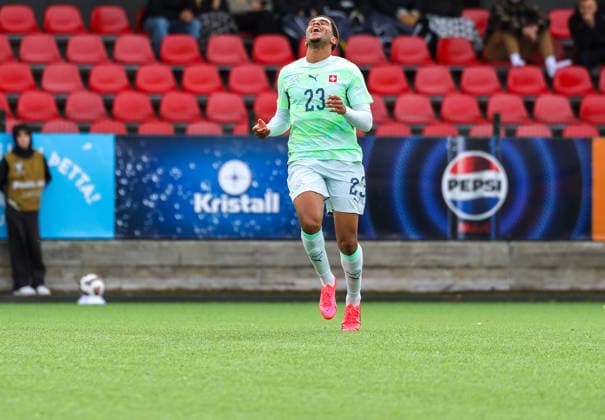 Fussball: Europa: UEFA U21, U 21 Europameisterschaft 2027 - Qualifikation, Gruppe C, 29.09.2026, 15:00 Uhr - Island U21 vs. Schweiz U21 - Throttarvöllur (Reykjavik, Island); Der CF Montreal Spieler Noah Streit (Schweiz U21) Reykjavik Throttarvöllur Reykjavik Island Copyright: xAmiirxAmedjouax