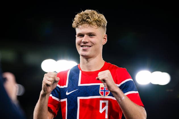 260929 Sindre Walle Egeli of Norway after the UEFA European Under-21 Qualifier football match between Norway and Bosnia-Herzegovina on September 29, 2026 in Stavanger. Photo: Marius Simensen BILDBYRAN COP 238 bbeng bosnia bosnia-hercegovina em kvalifisering football fotball fotboll norge norway soccer U21, U 21 UEFA EURO, EM, Europameisterschaft,Fussball under-21 qualifiers Copyright: MARIUSxSIMENSEN BB260929BB544