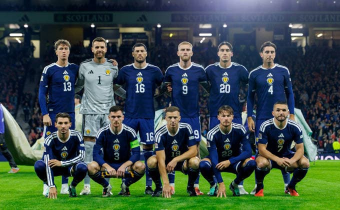 29.09.2026 Scotland v Switzerland, UEFA Nations League, League Stage : Scotland team  Copyright: xKennyxRamsay.Scotlandx NINTCHDBPICT001112137950