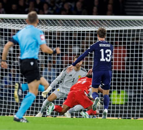 29.09.2026: Scotland v Switzerland: Jack Hendry brings down Dan Ndoye  Copyright: xWilliexVassx NINTCHDBPICT001112139255