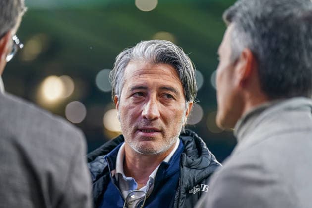 Fussball UEFA Nations League 2026 - 2027, 2. Spieltag - Schottland vs Schweiz - Hampden Park (Glasgow): Murat Yakin (Schweiz, Trainer) Mimik, Gesichtsausdruck, Emotion Copyright: xJOERANxSTEINSIEKx