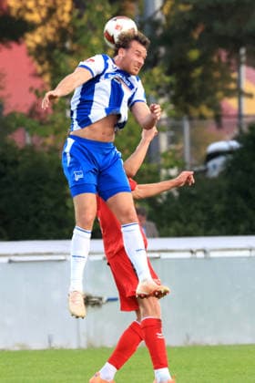 29.09.2026, DEU GER, Fussball , Testspiel, 2.Fussballbundesliga , Spieltag, Saison 2026 2027, Berliner Ernst-Reuter-Stadion, Hertha03 Zehlendorf vs. Hertha BSC Pascal Klemens ( Hertha BSC Berlin 41 ) 2. Liga: DFB DFL regulations prohibit any use of photographs as image sequences and or quasi-video) nordphoto GmbH Engler Berlin Ernst-Reuter-Stadion Berlin Deutschland Copyright: xNordphotox xEnglerx