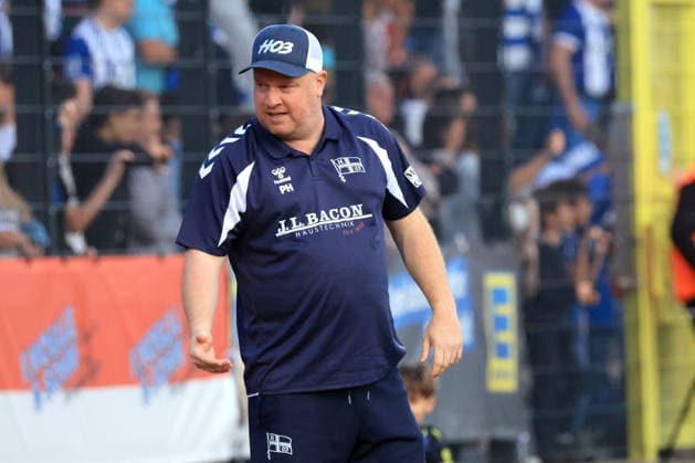 29.09.2026, DEU GER, Fussball , Testspiel, 2.Fussballbundesliga , Spieltag, Saison 2026 2027, Berliner Ernst-Reuter-Stadion, Hertha03 Zehlendorf vs. Hertha BSC Trainer Patrick Hinze ( Hertha 03 ) 2. Liga: DFB DFL regulations prohibit any use of photographs as image sequences and or quasi-video) nordphoto GmbH Engler Berlin Ernst-Reuter-Stadion Berlin Deutschland Copyright: xNordphotox xEnglerx