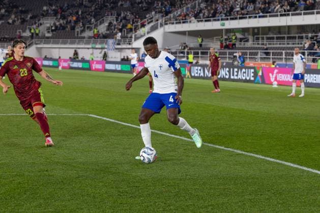 September 29, 2026, Helsinki, Uusimaa, Finland: HELSINKI, FINLAND - SEPTEMBER 29, 2026: Finland and Belarus compete during the men s UEFA Nations League football match at Helsinki Olympic Stadium in Helsinki, Finland, on September 29, 2026. . Helsinki Finland - ZUMAt172 20260929_zip_t172_047 Copyright: xJosexTabaresx