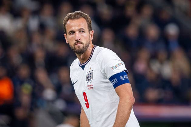 CZECHIA - ENGLAND Harry Kane of England and Bayern Munich during UEFA Nations League - League A - Group A3 - Matchday 2 - football match between Czechia and England. Fortuna Arena, Eden, Stadion, Prague, Czechia September 29, 2026. Photo by Branislav Racko Copyright: xx 080A5744