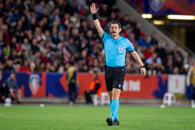 CZECHIA - ENGLAND Referee Umut Meler during UEFA Nations League - League A - Group A3 - Matchday 2 - football match between Czechia and England. Fortuna Arena, Eden, Stadion, Prague, Czechia September 29, 2026. Photo by Branislav Racko Copyright: xx 080A5876