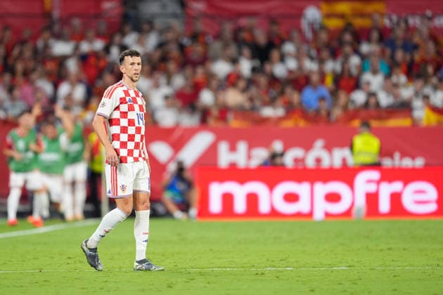 September 29, 2026, Sevilla, Sevilla, Spain: Ivan Perisic of Croatia looks on during the UEFA Nations League 2026 27 group phase match between Spain and Croatia at Ramon Sanchez-Pizjuan stadium on September 29, 2026, in Sevilla, Spain. Sevilla Spain - ZUMAa181 20260929_zaa_a181_140 Copyright: xJoaquinxCorcherox